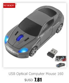 Wireless Mini Sports Car Mouse