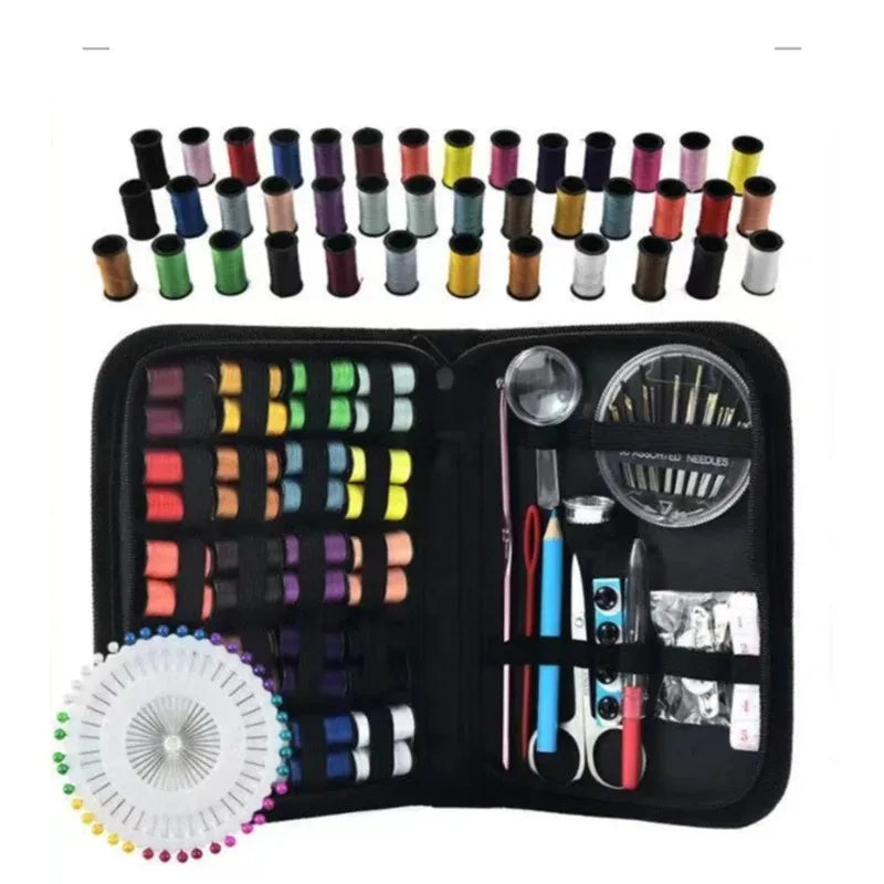 67/128pcs Sewing Kit 24-Color Thread Needle Fixes Set