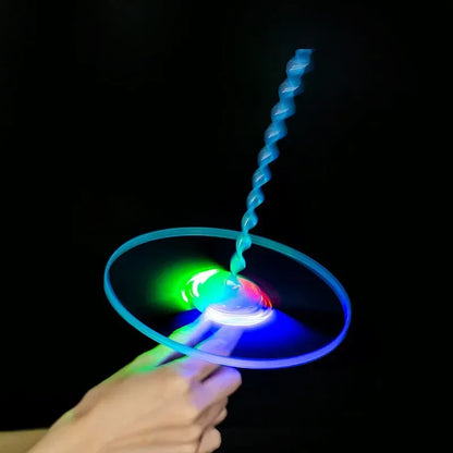 LED Luminous Bamboo Dragonfly Flying Toy Night Party Favor