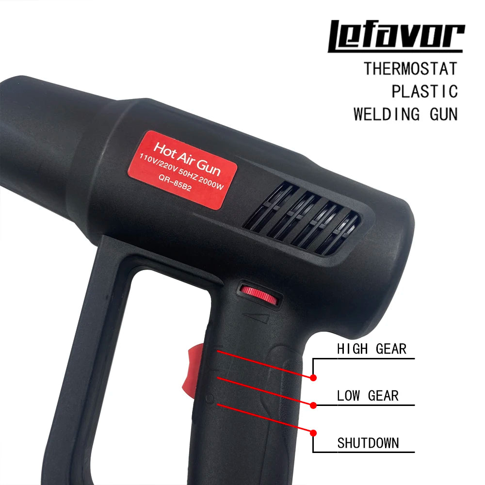 2000W Electric Hot Air Gun Dual Wind Temperature Control