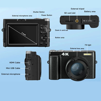 4K Digital Vlogging Camera