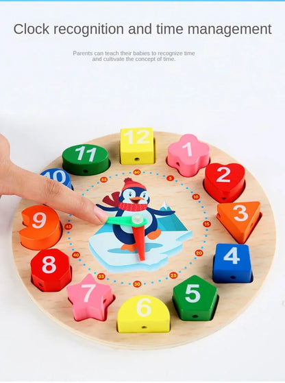 Montessori Wooden Baby Toys Educational Development Puzzle Gift