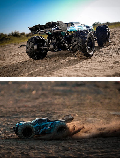 1:16 70KM/H 4WD RC Car LED Remote Control High Speed Monster Truck