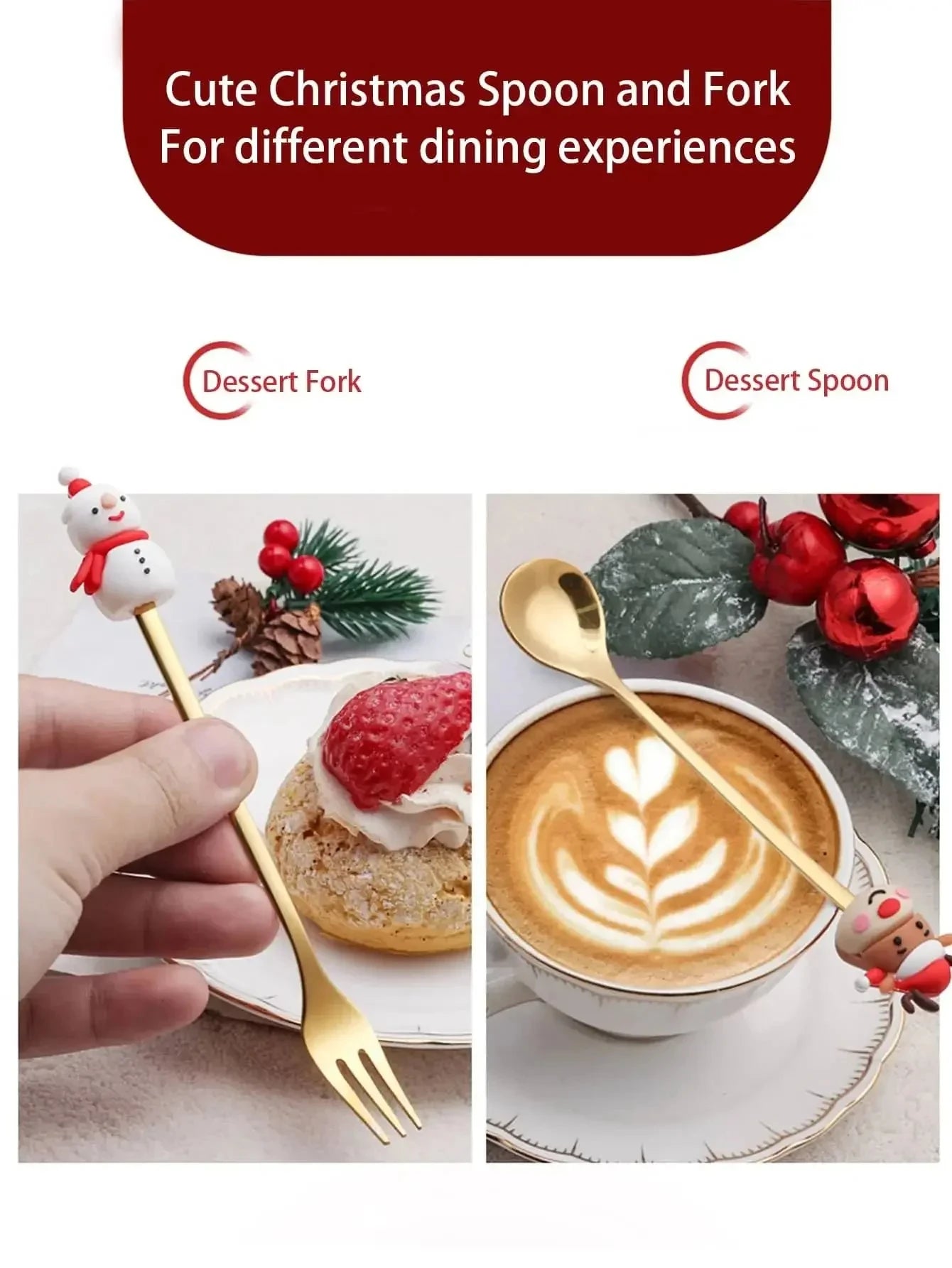 Christmas Spoon and Fork Set