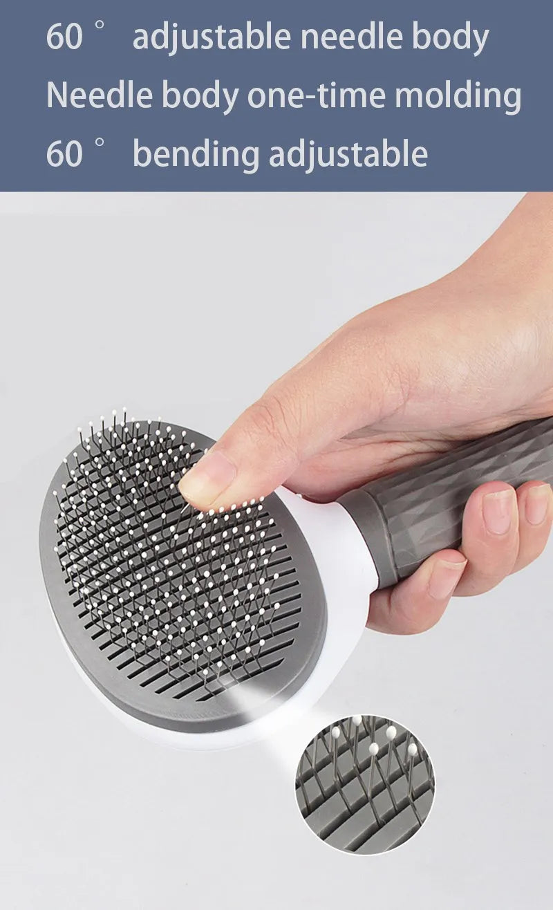 Pet Hair Remover Brush Grooming Comb for Dogs Cats