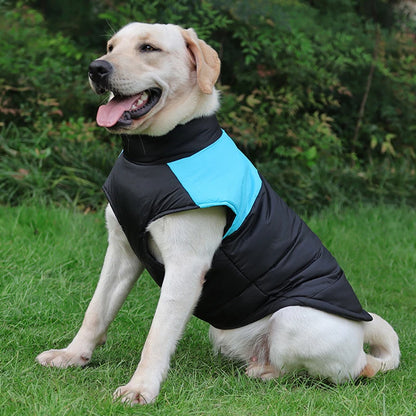 Winter Waterproof Dog Vest Large Pet Ski Coat