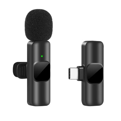 Wireless Lavalier Mic Mini iPhone Android Recording