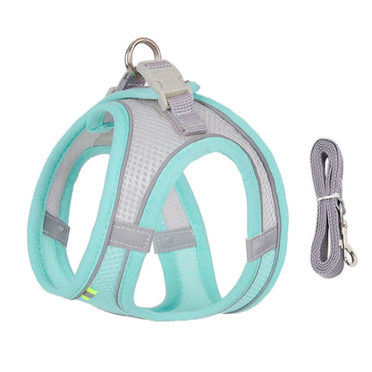 Dog Harness Leash Set Adjustable Vest for Small Dogs