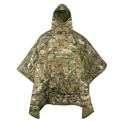 Camping Wearable Hooded Poncho Sleeping Bag Cloak