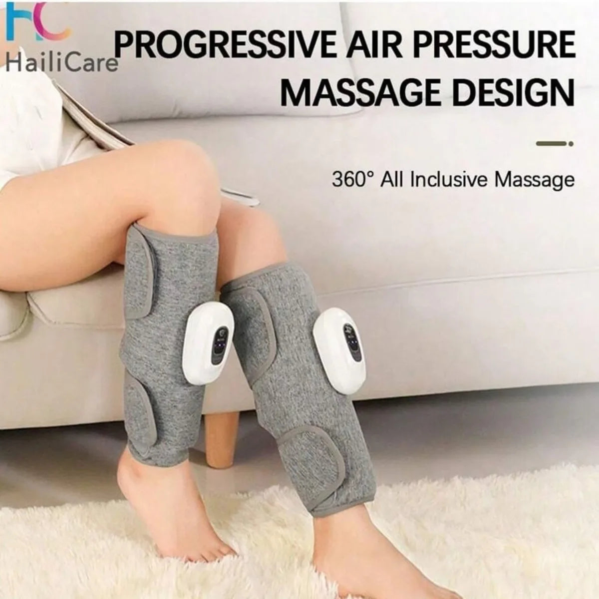 Electric Leg Massager Wireless Air Compression Calf Massage Health Care