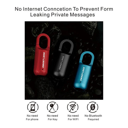 Fingerprint Padlock Smart Keyless Gym Locker Lock