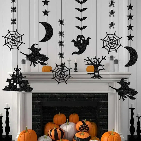 Halloween Hanging Banner Garland (6 pcs)