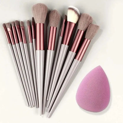 Soft Fluffy Professional Makeup Brush Set Powder Eyeshadow Foundation