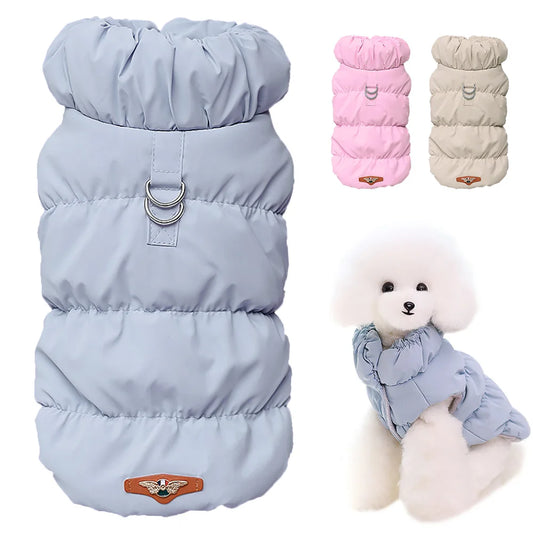 Soft Padded Winter Dog Coat Warm Vest for Small Medium