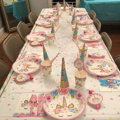 Unicorn Party Tableware Set