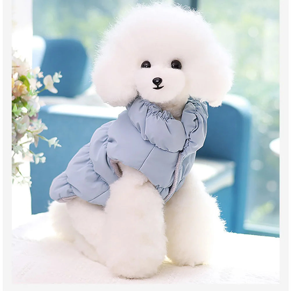 Soft Padded Winter Dog Coat Warm Vest for Small Medium