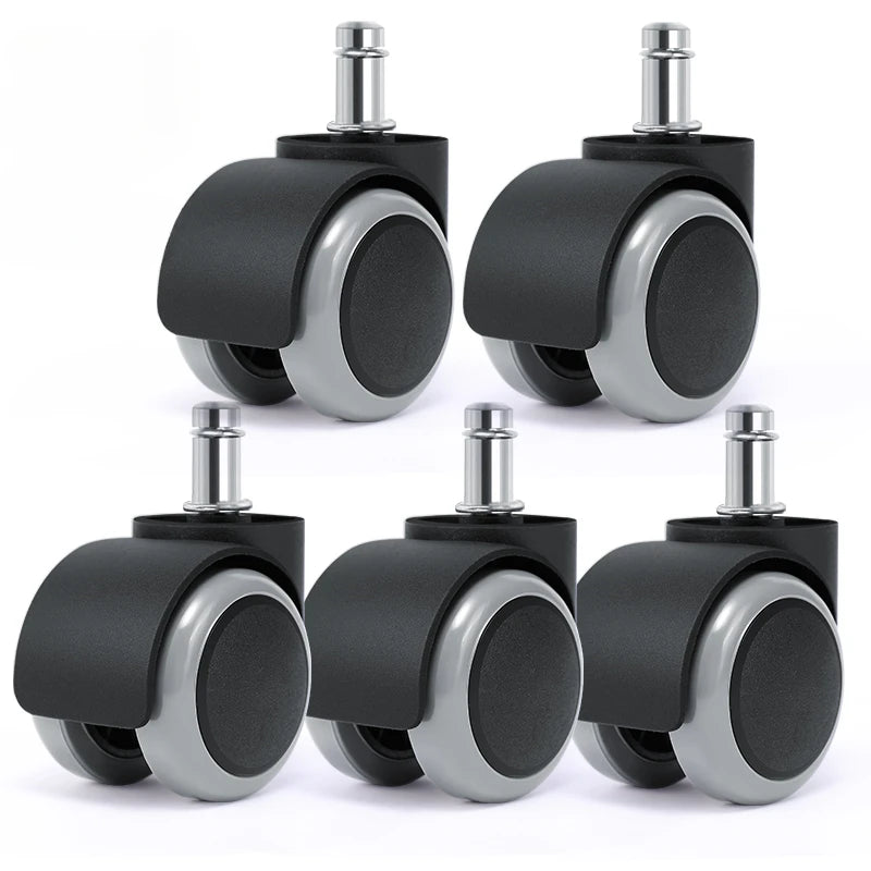 5pcs 2" Universal Swivel Caster Wheels Office Chair