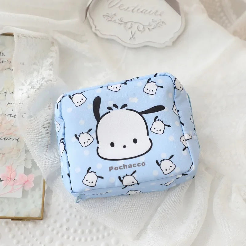 Sanrio Hello Kitty Kuromi Menstrual Bag Napkin Storage