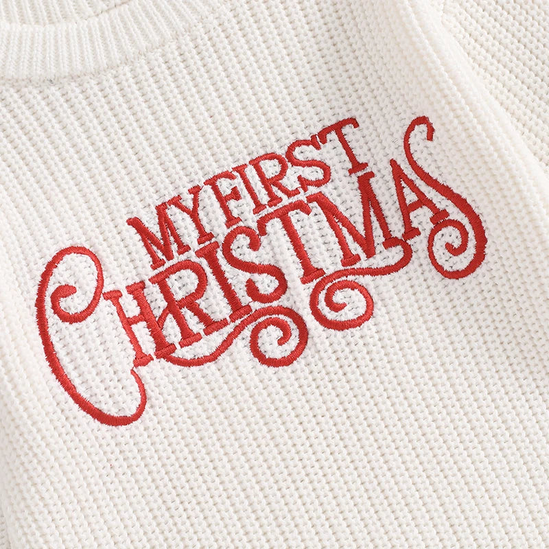 Baby Christmas Sweater Romper