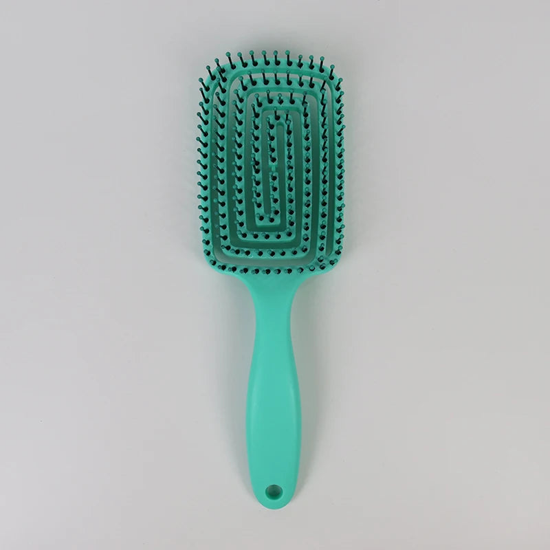 Anti-Static Hollowed Hair Scalp Massage Comb Salon Styling Tool