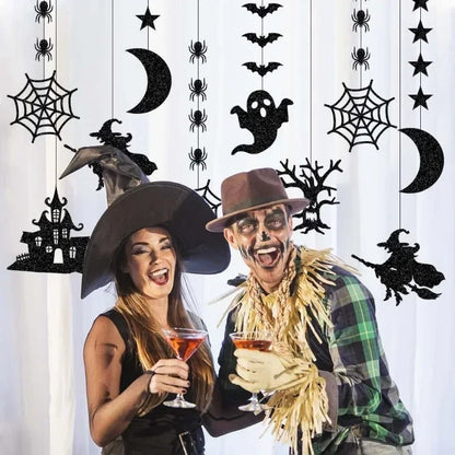 Halloween Hanging Banner Garland (6 pcs)