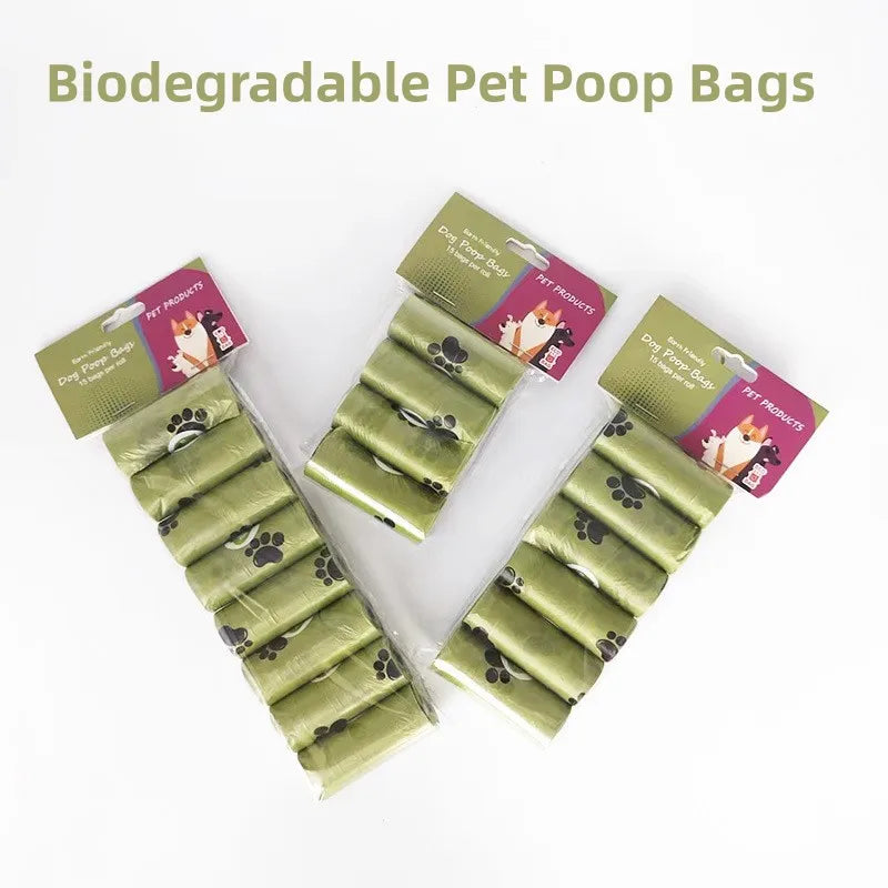 Biodegradable Dog Poop Bags Scented Waste Dispenser