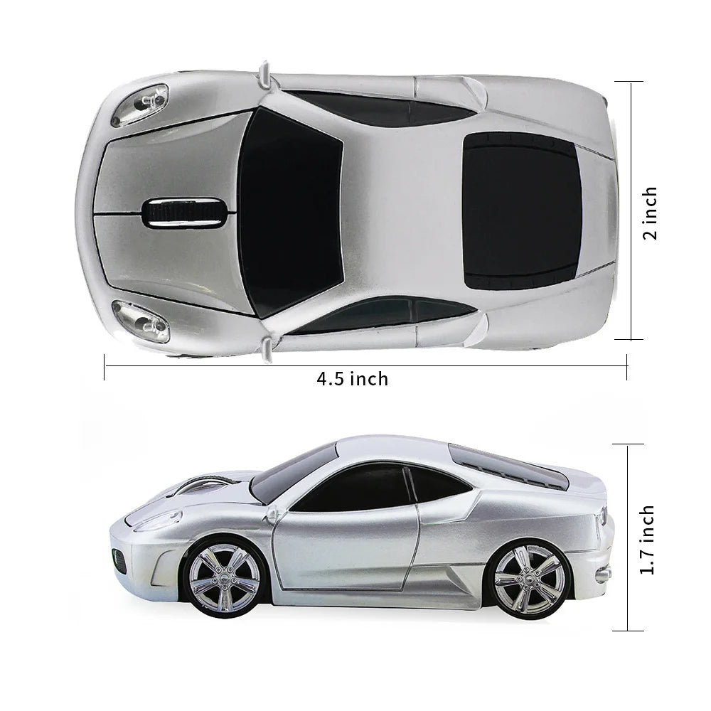 Wireless Mini Sports Car Mouse