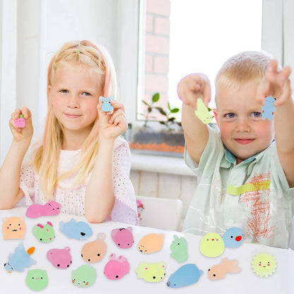 12/36PCS Kawaii Mochi Squishy Toys Party Stress Relief