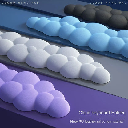 Mouse Pad with Wrist Rest Keyboard Cloud Anti-Slip