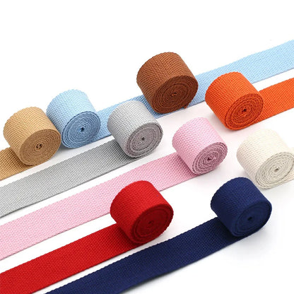 5M Cotton Webbing DIY Sewing Fabric Pet Rope Accessories