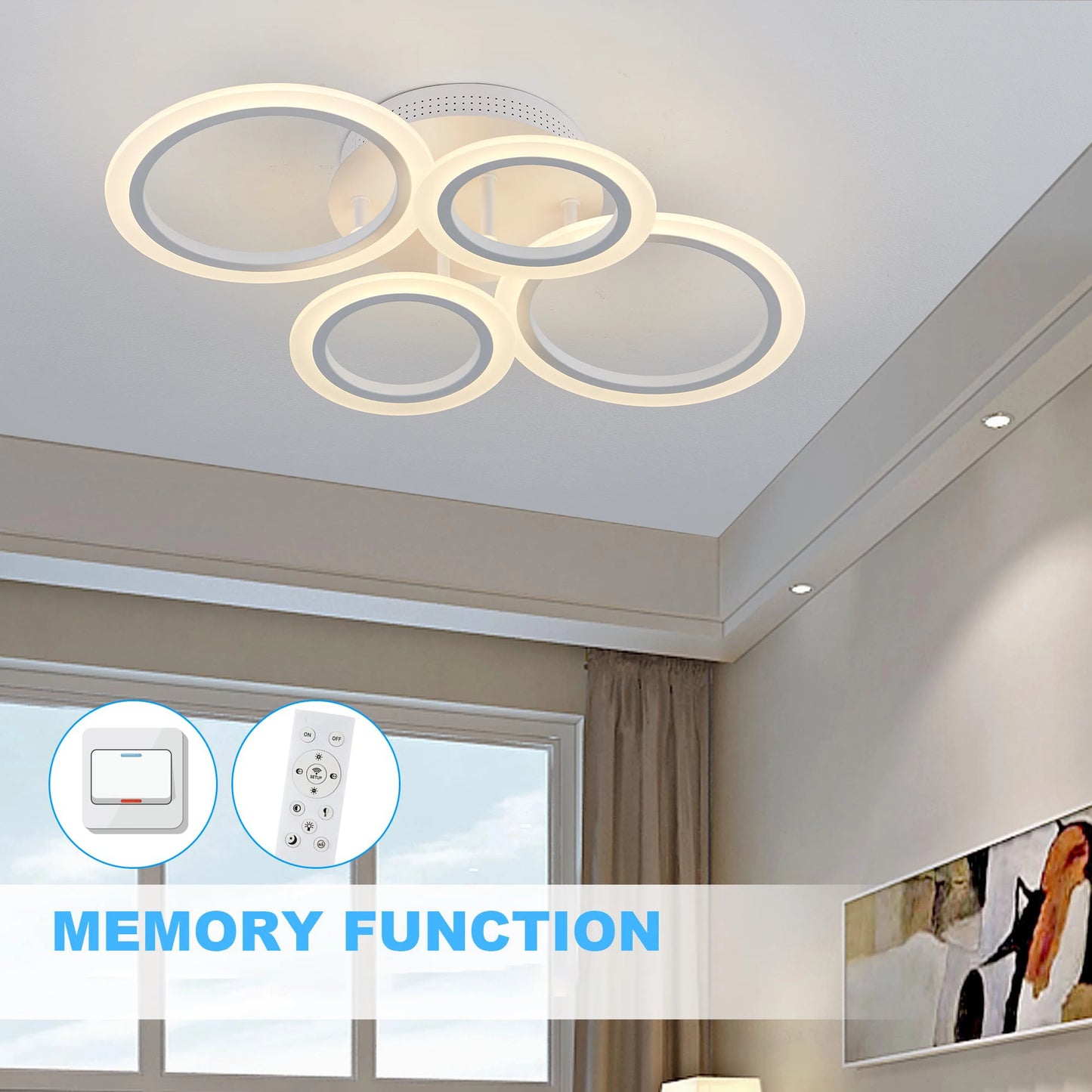 LED Acrylic Ceiling Chandelier