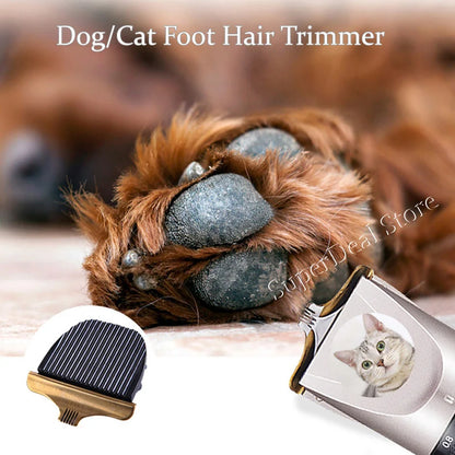 Professional Dog Hair Clipper Rechargeable Low Noise