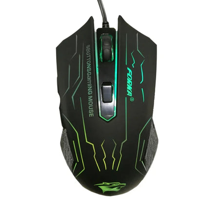 FORKA Silent Click USB Wired Gaming Mouse