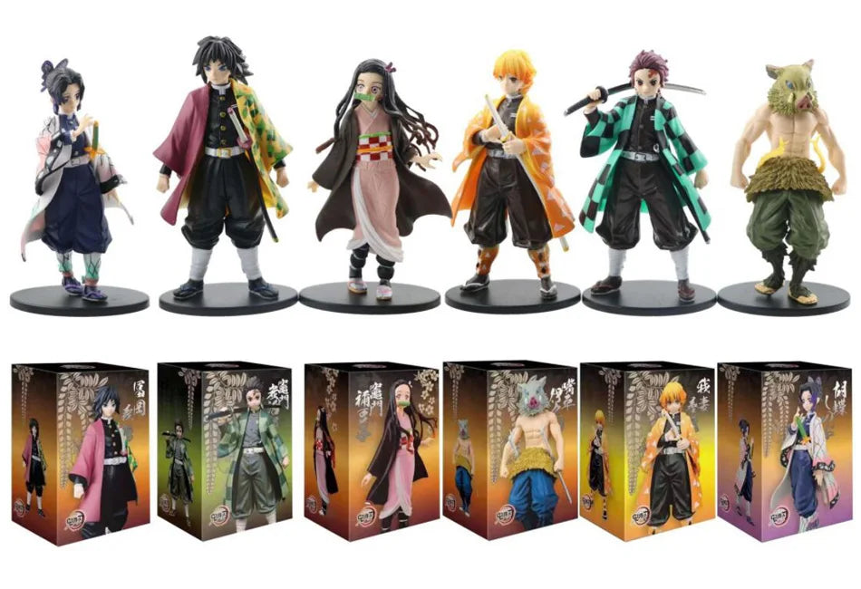 Anime Demon Slayer Kimetsu no Yaiba Action Figures PVC