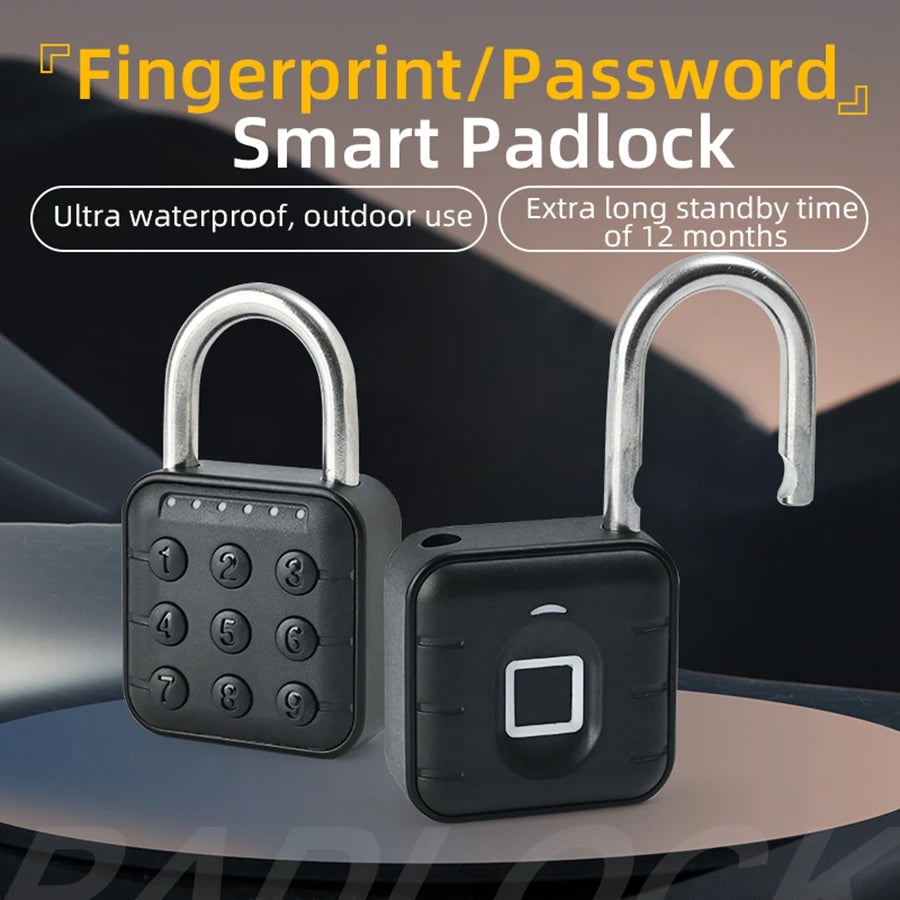 EGFirtor Tuya Smart Biometric IP67 Padlock Security