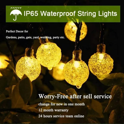 Solar LED String Fairy Lights (5m)