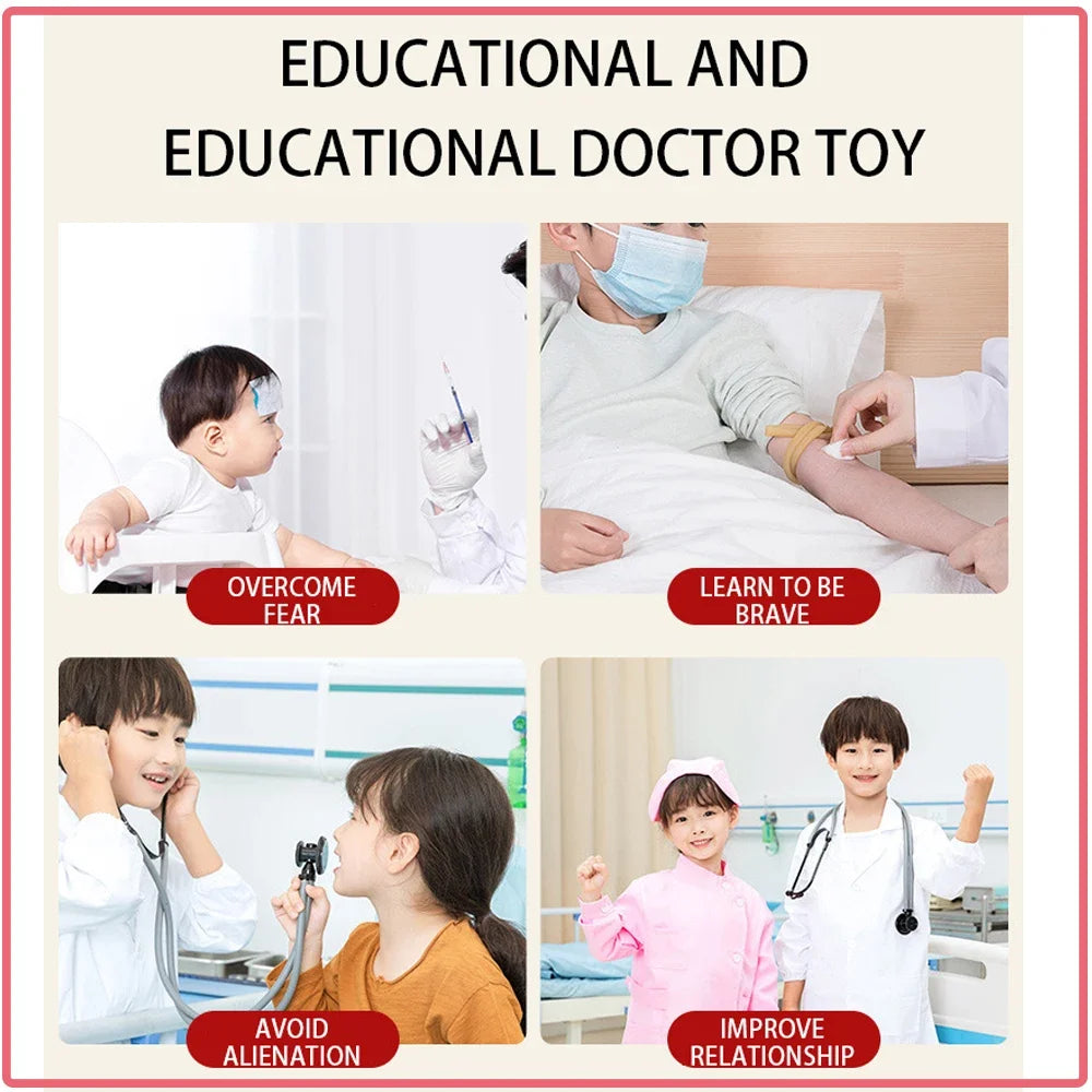 Kids Doctor Pretend Play Set Medical Tools Educational