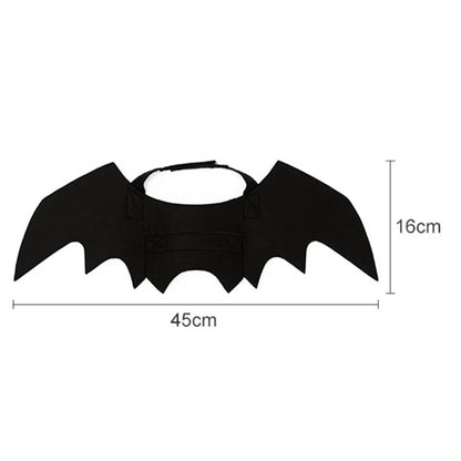 Halloween Bat Wings Pet Costume Dog Cat Harness Dress