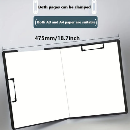 A4 File Folder Clipboard With Cover Business School