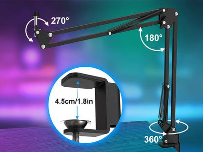 Pro USB Cardioid Condenser Mic Kit Recording