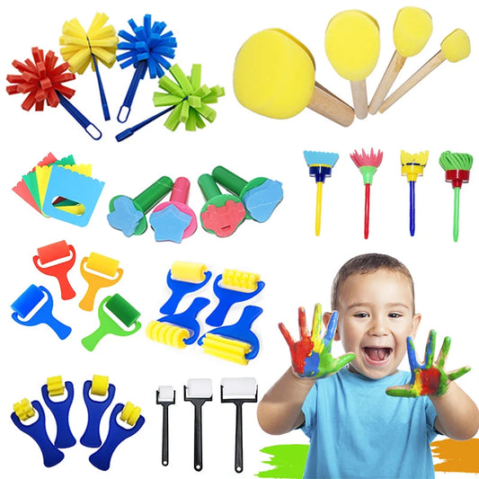 Painting Sponge Brush EVA Stamp Children DIY Art Tools