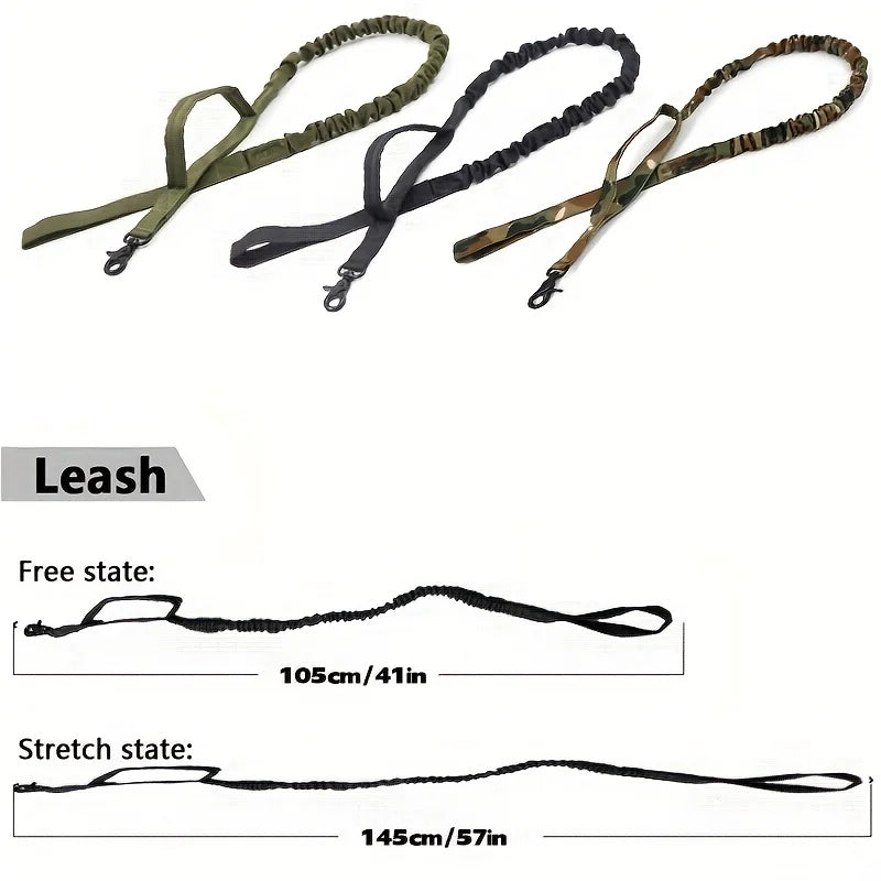 Tactical Dog Leash Outdoor Retractable Training Rope