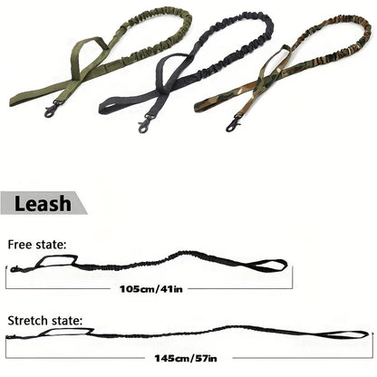 Tactical Dog Leash Outdoor Retractable Training Rope