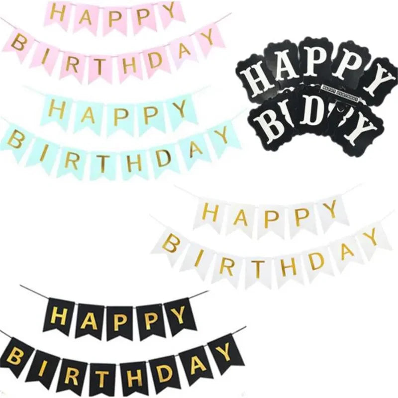 Happy Birthday Paper Banner