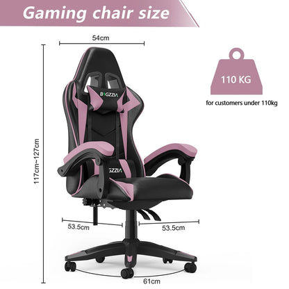 Gaming Chair Ergonomic PU Leather Office Racing Chair