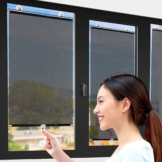 One Way Mirror Privacy Window Film Anti UV Heat Control Reflective