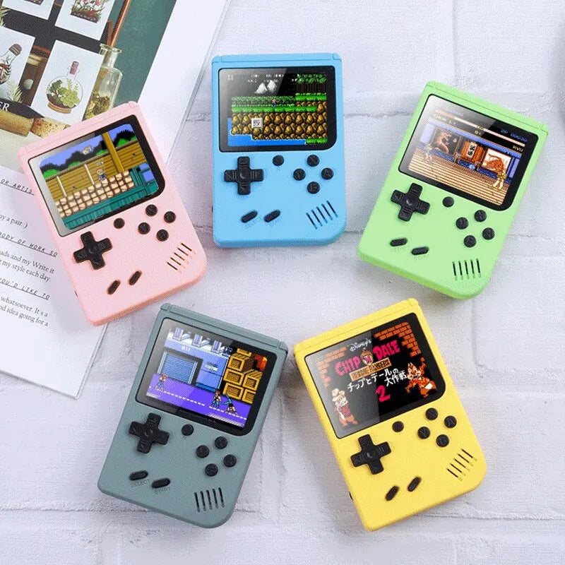 Retro Mini 8 Bit Handheld Game Console 500 Games Built-in