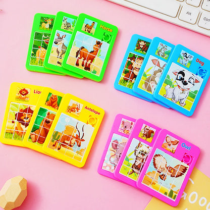 12/30PCS Cartoon Jigsaw Animal Puzzle Party Favors