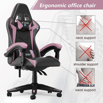 Gaming Chair Ergonomic PU Leather Office Racing Chair