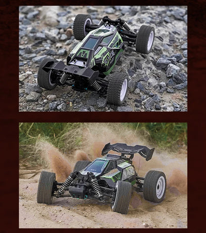 1:16 70KM/H 4WD RC Car LED Remote Control High Speed Monster Truck